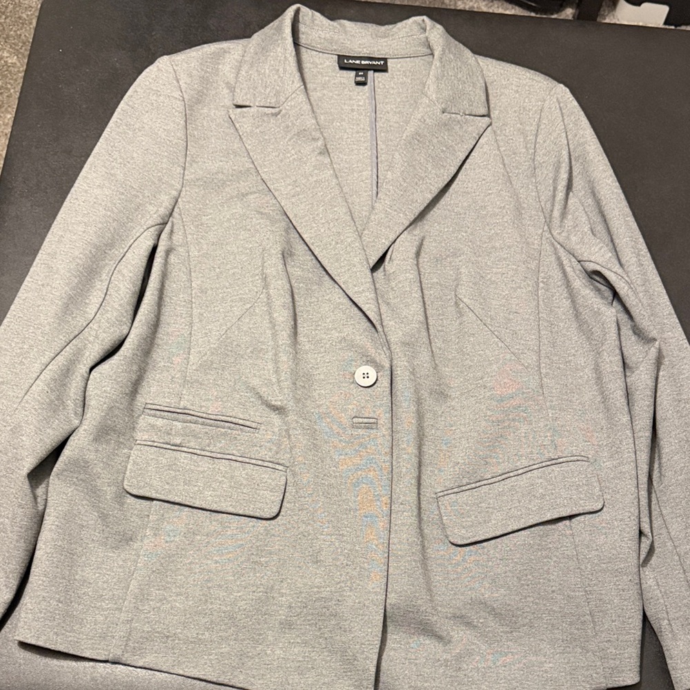 Lane Bryant Gray Women's Blazer